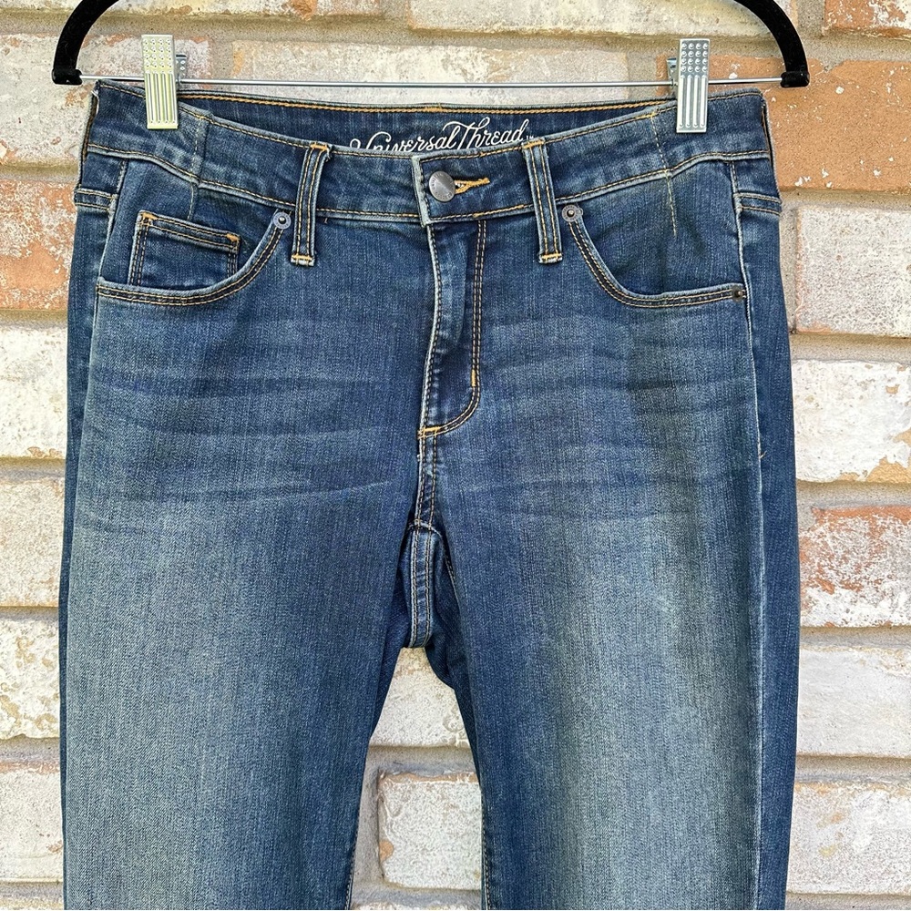 Universal Thread Mid Rise Skinny Blue Jeans - Picture 2 of 9